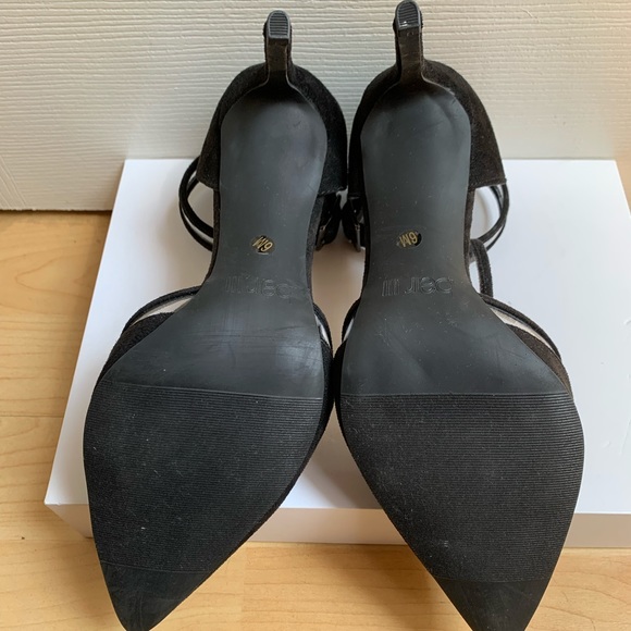 BlackTranslucent panels,slender straps by Bar lll. - Picture 3 of 4